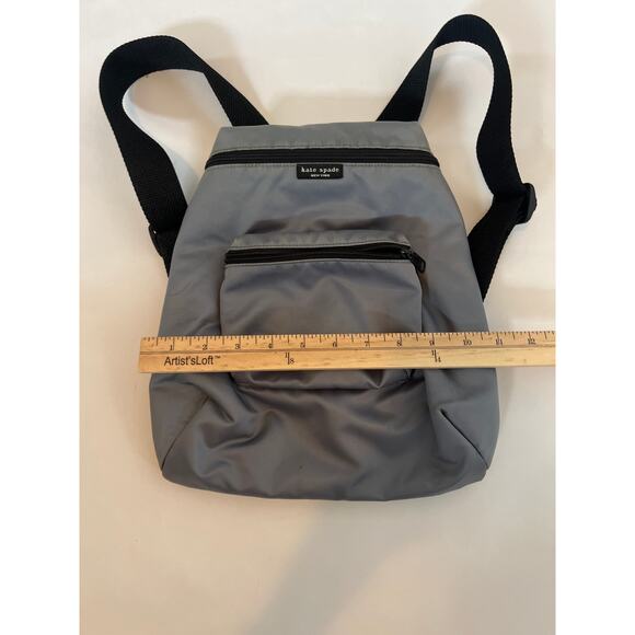 Kate Spade
New York
Small Nylon Backpack Blue Gray - Picture 10 of 11